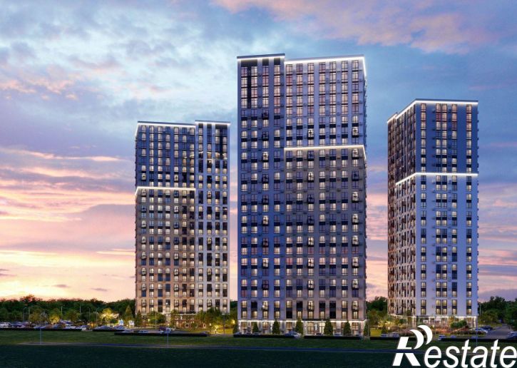 3-комн квартира в новом доме улица Космонавтов, 18/1 стр,  д. 18/1 стр