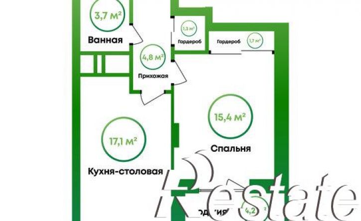 1-комн квартира улица Пестеля, 19,  д. 19