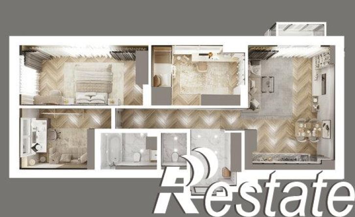 3-комн квартира улица Космонавтов, 18М,  д. 18М